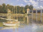 Claude Monet The Bridge at Argenteujil France oil painting artist